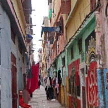 Little alley in Casablanca